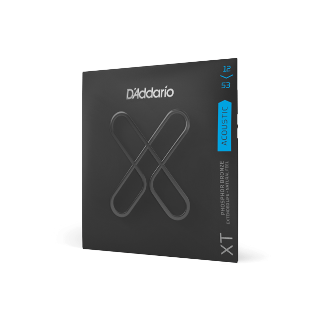 12-53 Light, XT Phosphor Bronze Coated Acoustic Guitar Strings