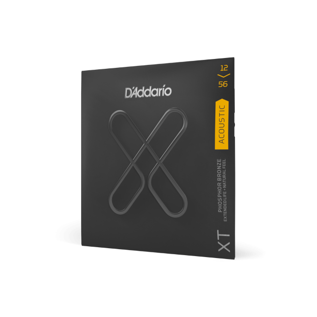 12-56 Light Top/Medium Bottom, XT Phosphor Bronze Coated Acoustic Guitar Strings