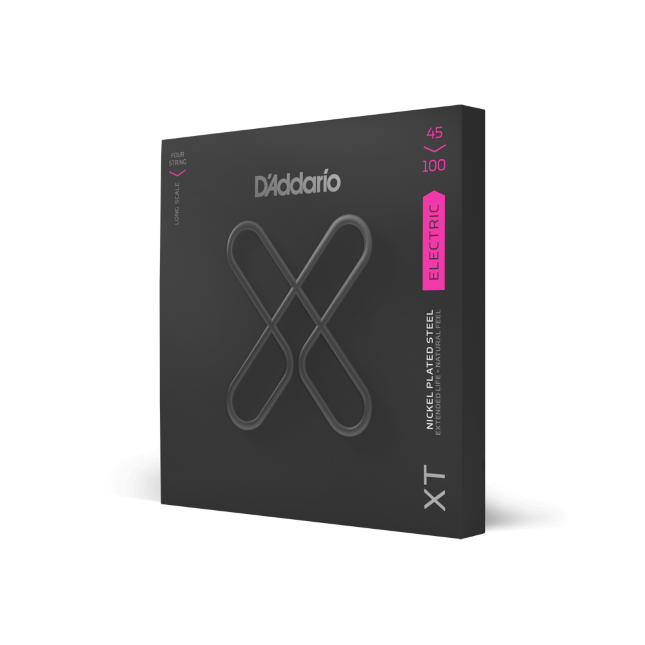 45-100 Regular Light, Long Scale, XT Nickel Coated Bass Strings 