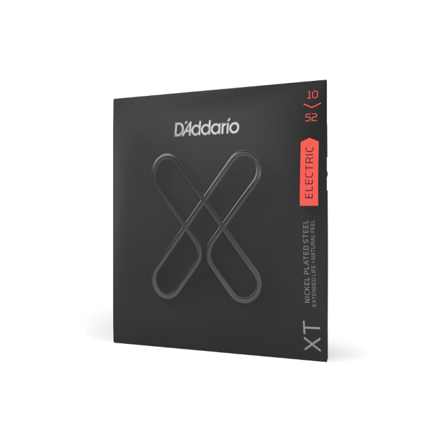 10-52 Lt Top/Heavy Btm, XT Nickel Coated Electric Guitar Strings