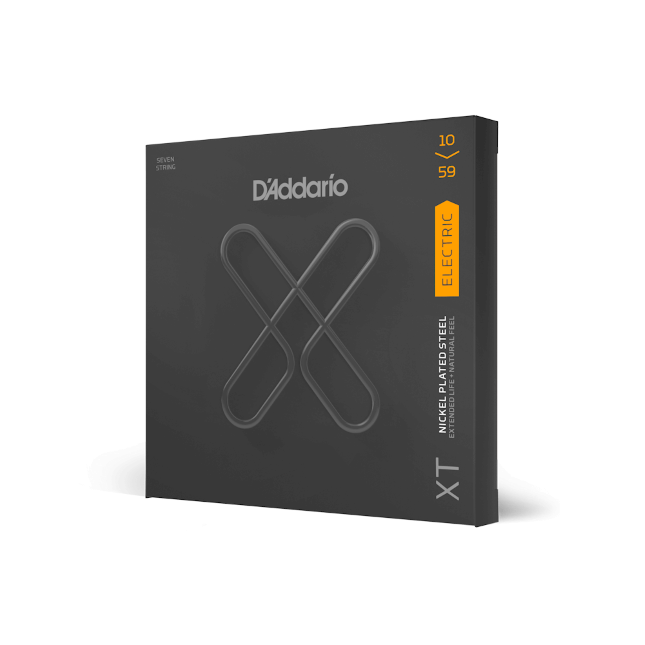 10-59 Regular Light 7-String, XT Nickel Coated Electric Guitar Strings