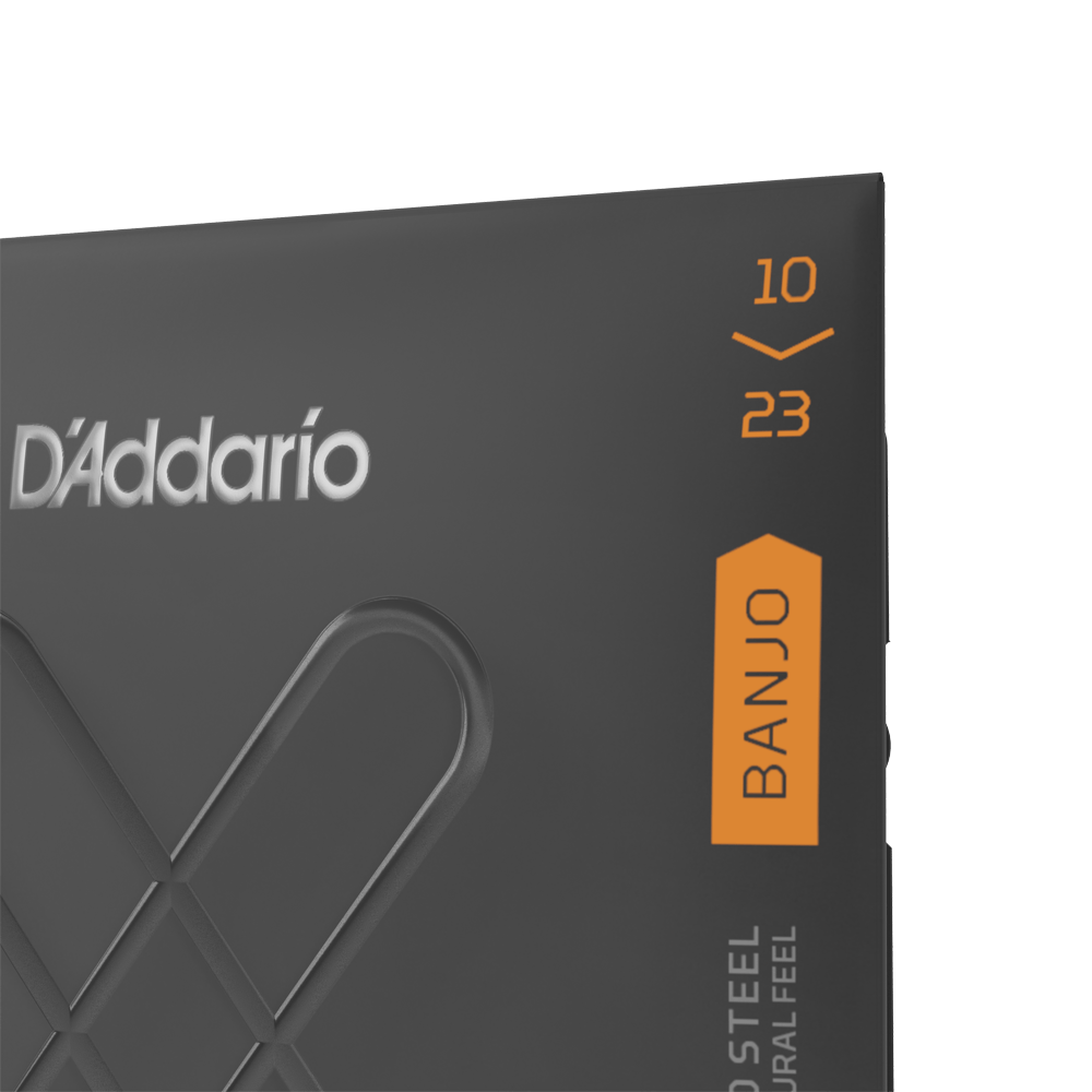 D'Addario XTJ1023 XT Nickel Plated Steel Banjo Strings, Medium, 10-23