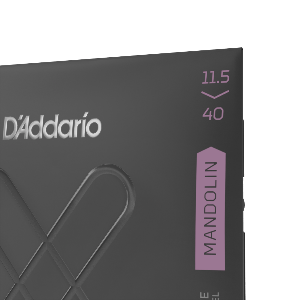 D'Addario XTM11540 XT Phosphor Bronze Mandolin Strings, Custom Medium, 11.5-40