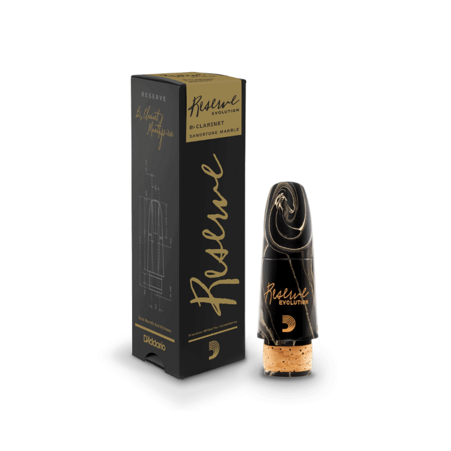 D&#39;Addario Reserve Evolution Bb Clarinet Marble Mouthpiece, EV10