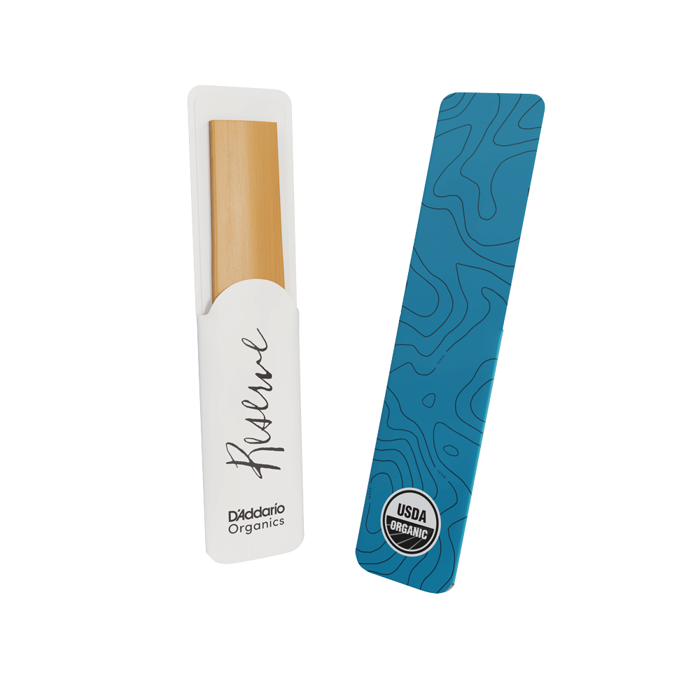 D'Addario Organic Reserve Bass Clarinet Reeds, Strength 3.0, Individually-Sealed, 5-Pack