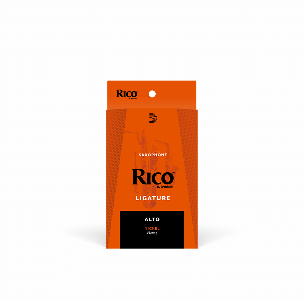 Rico Ligature, Alto Saxophone, Nickel