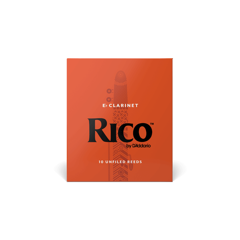 Rico by D'Addario Eb Clarinet Reeds, Strength 2.5, 10-pack