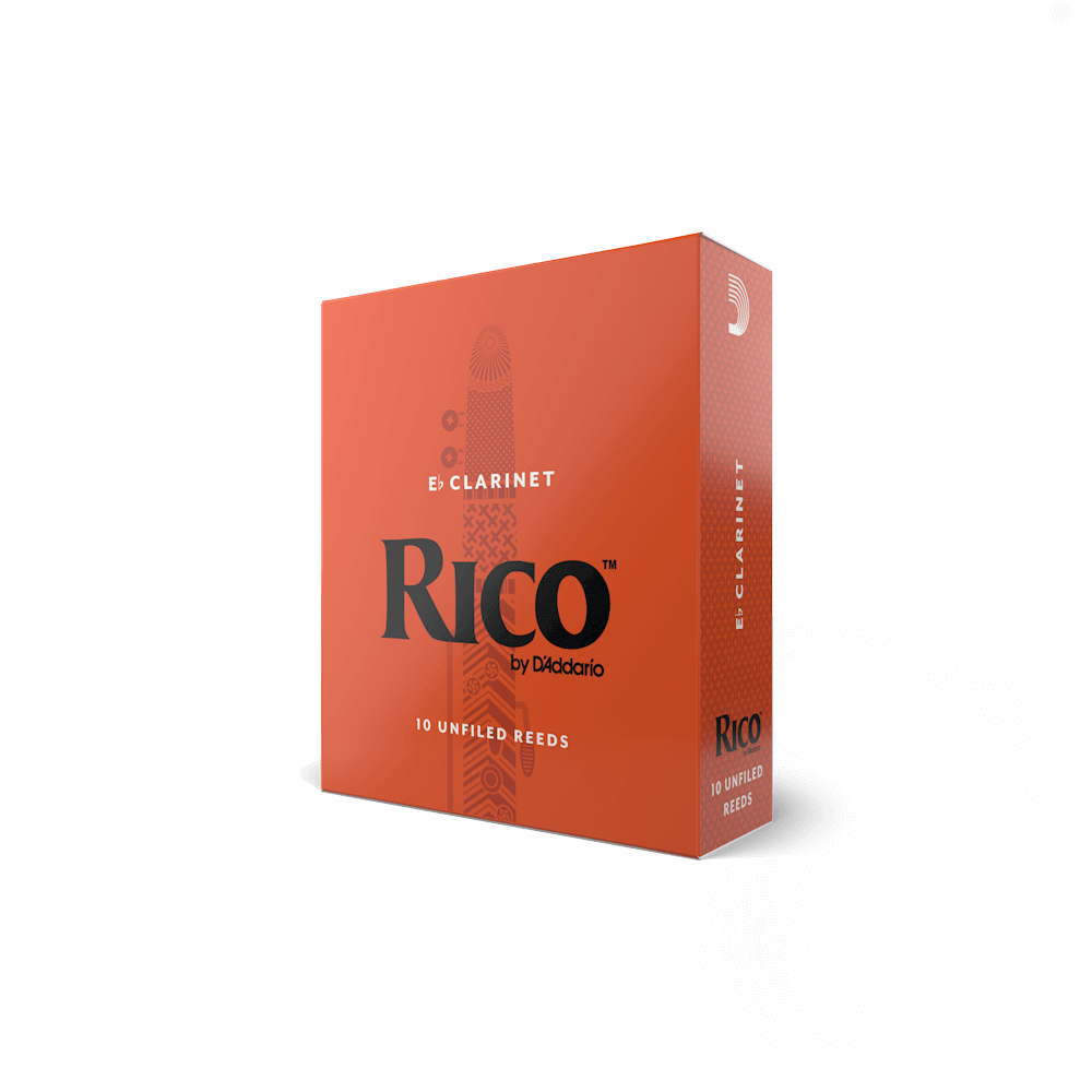 Rico by D'Addario Eb Clarinet Reeds, Strength 2.5, 10-pack