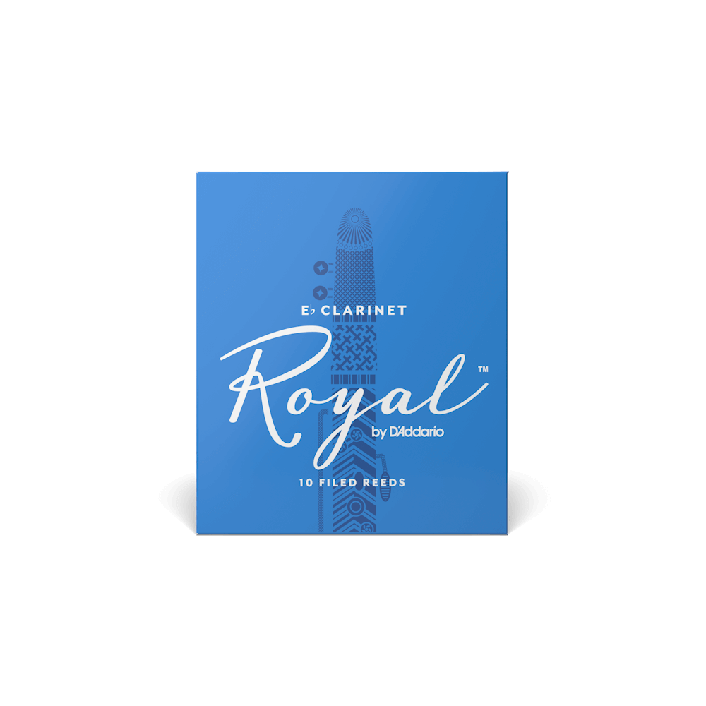 Royal by D'Addario Eb Clarinet Reeds, Strength 3, 10-pack
