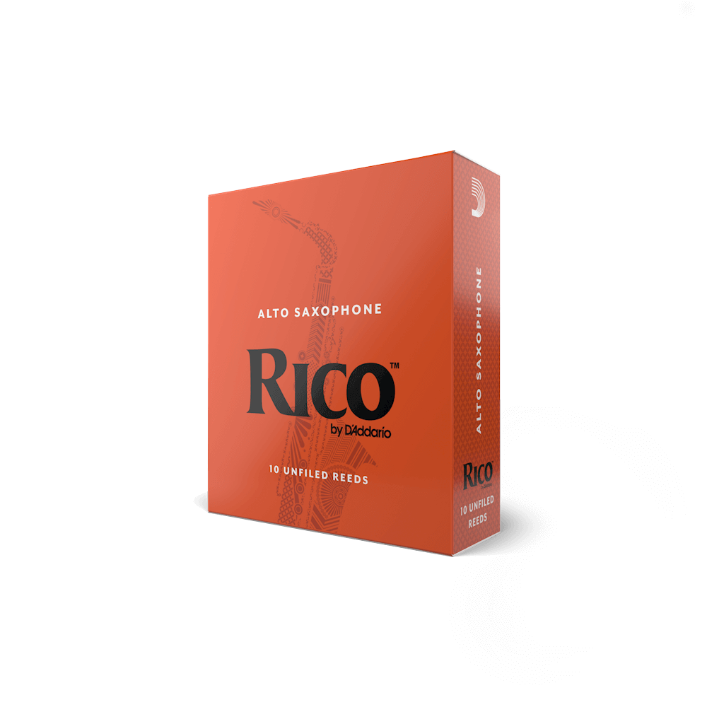 Rico by D'Addario Alto Sax Reeds, Strength 2, 10-pack