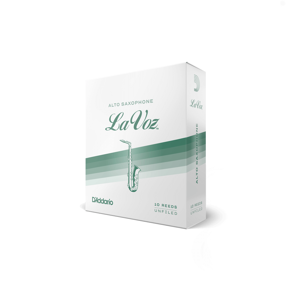La Voz Alto Saxophone Reeds, Medium Soft, 10 Pack