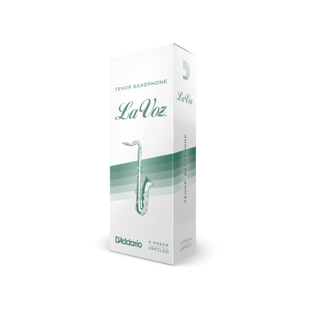 La Voz Tenor Saxophone Reeds, Medium, 5 Pack