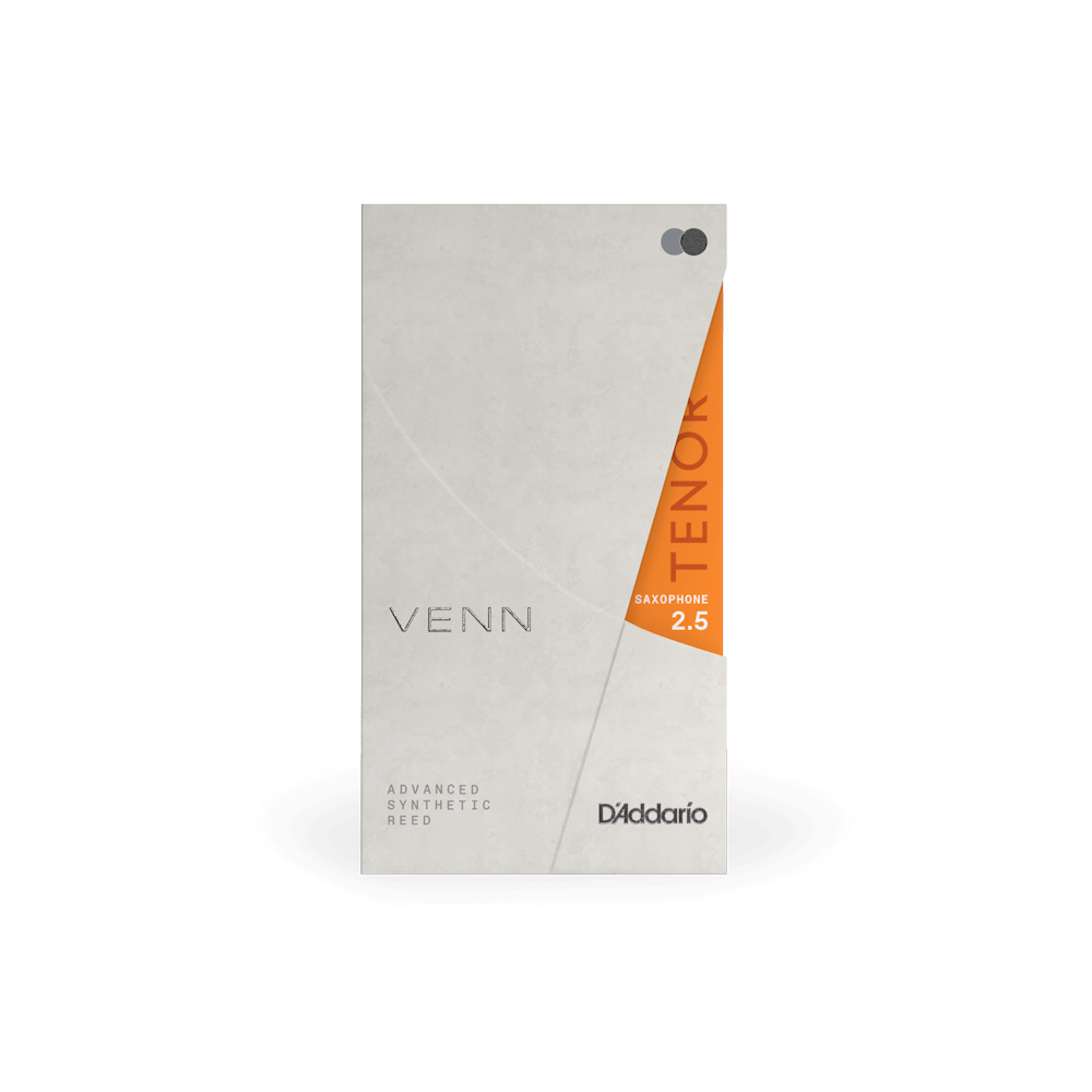 D'Addario VENN Tenor Saxophone Reed, G2, Strength 2.5