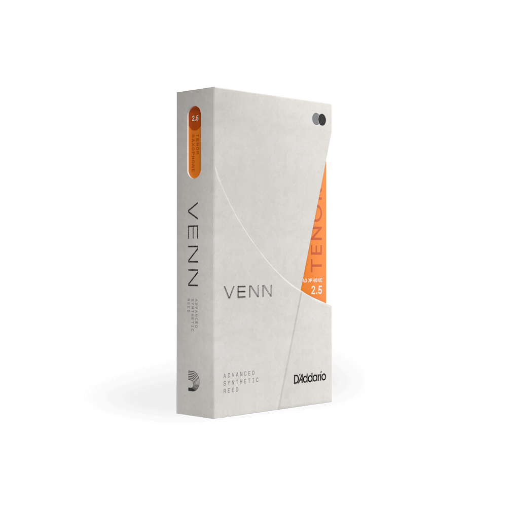 D'Addario VENN Tenor Saxophone Reed, G2, Strength 2.5