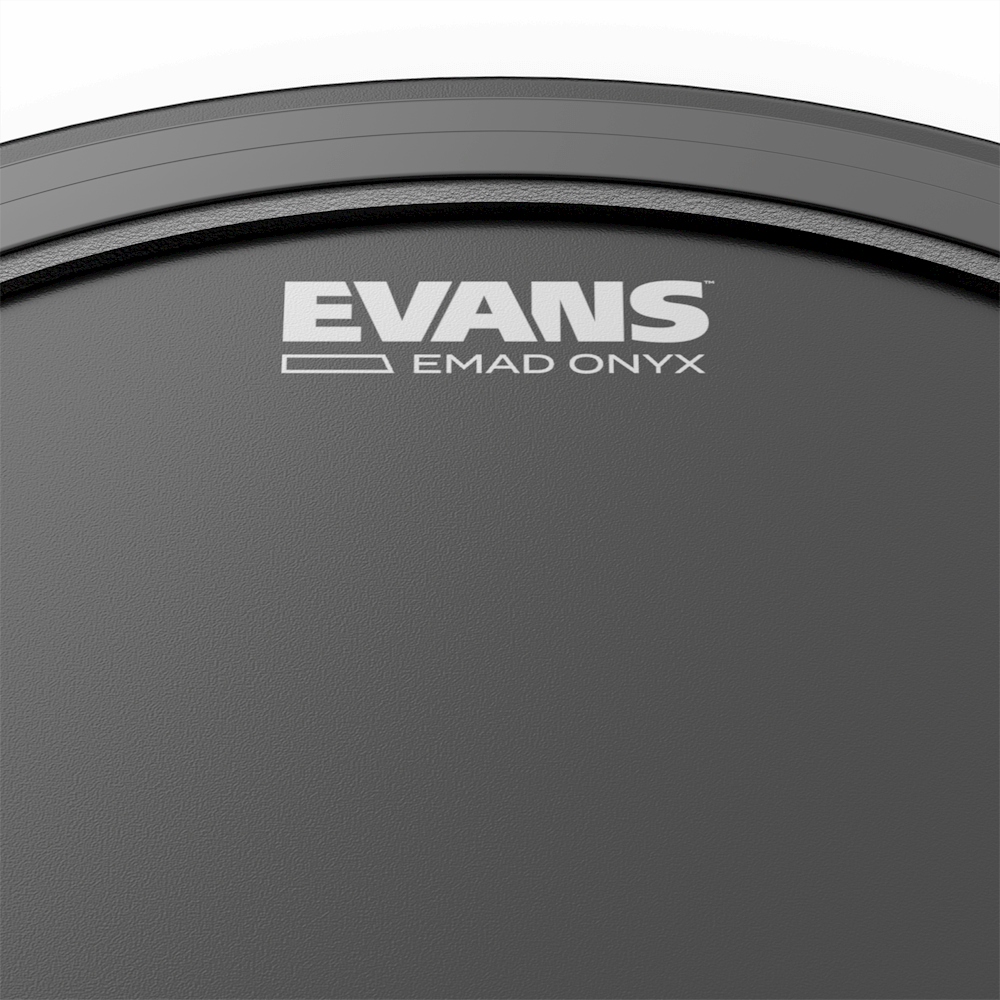 EVANS EMAD Onyx Bass Batter Drumhead, 22 Inch