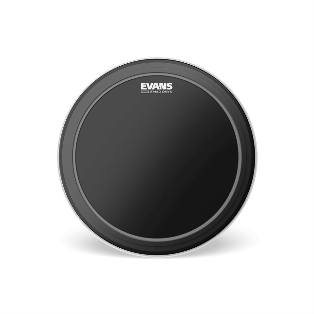 EVANS EMAD Onyx Bass Batter Drumhead, 22 Inch