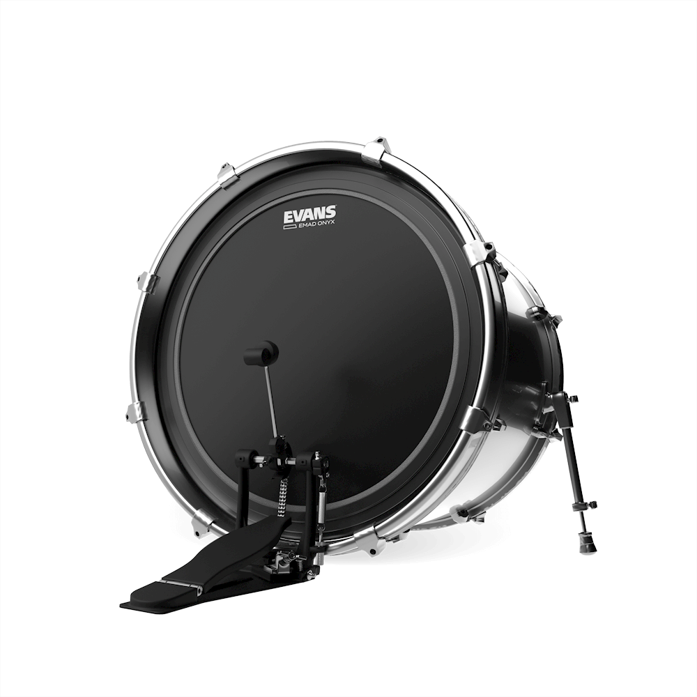 EVANS EMAD Onyx Bass Batter Drumhead, 22 Inch