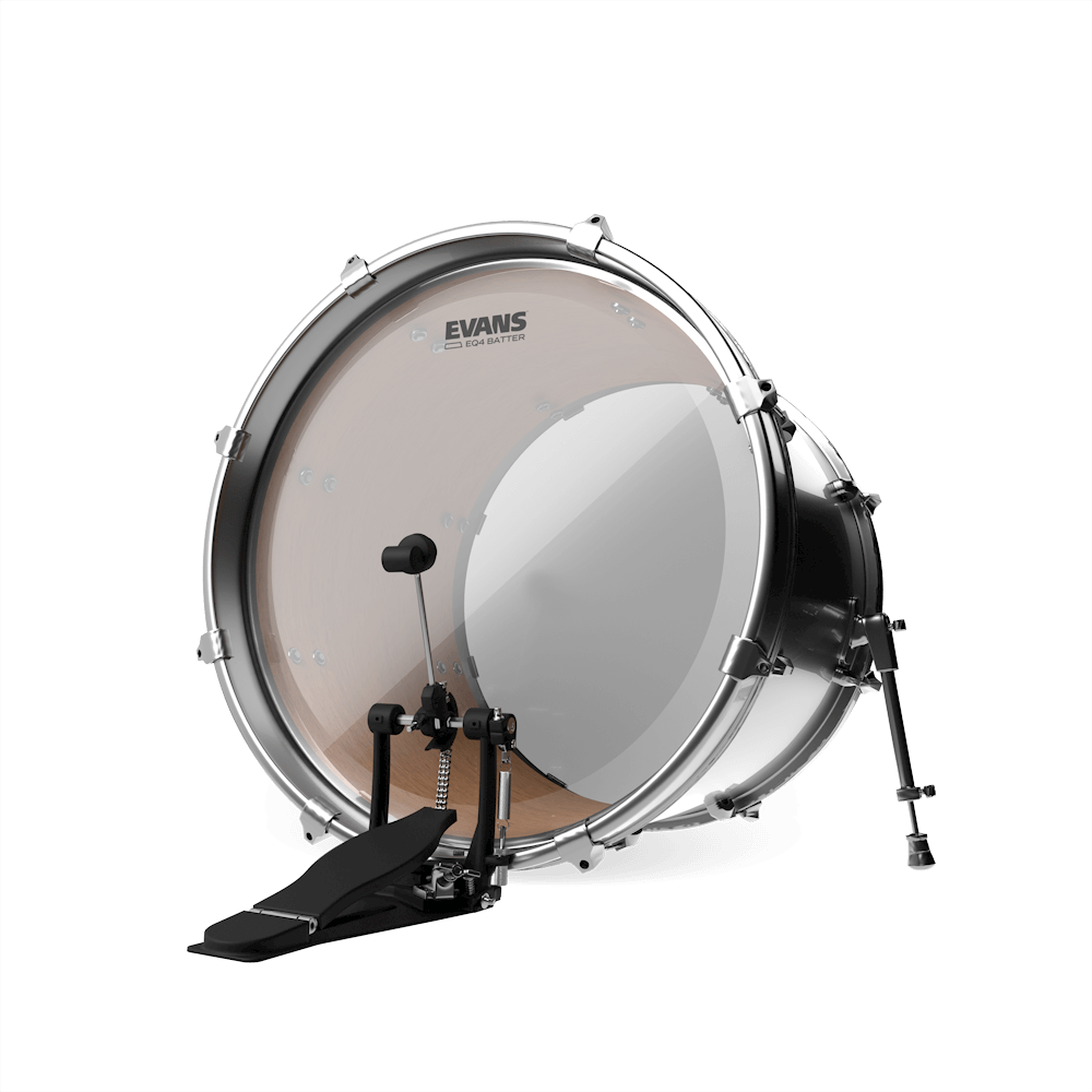 EVANS EQ4 Clear Bass Batter Drumhead, 22 Inch
