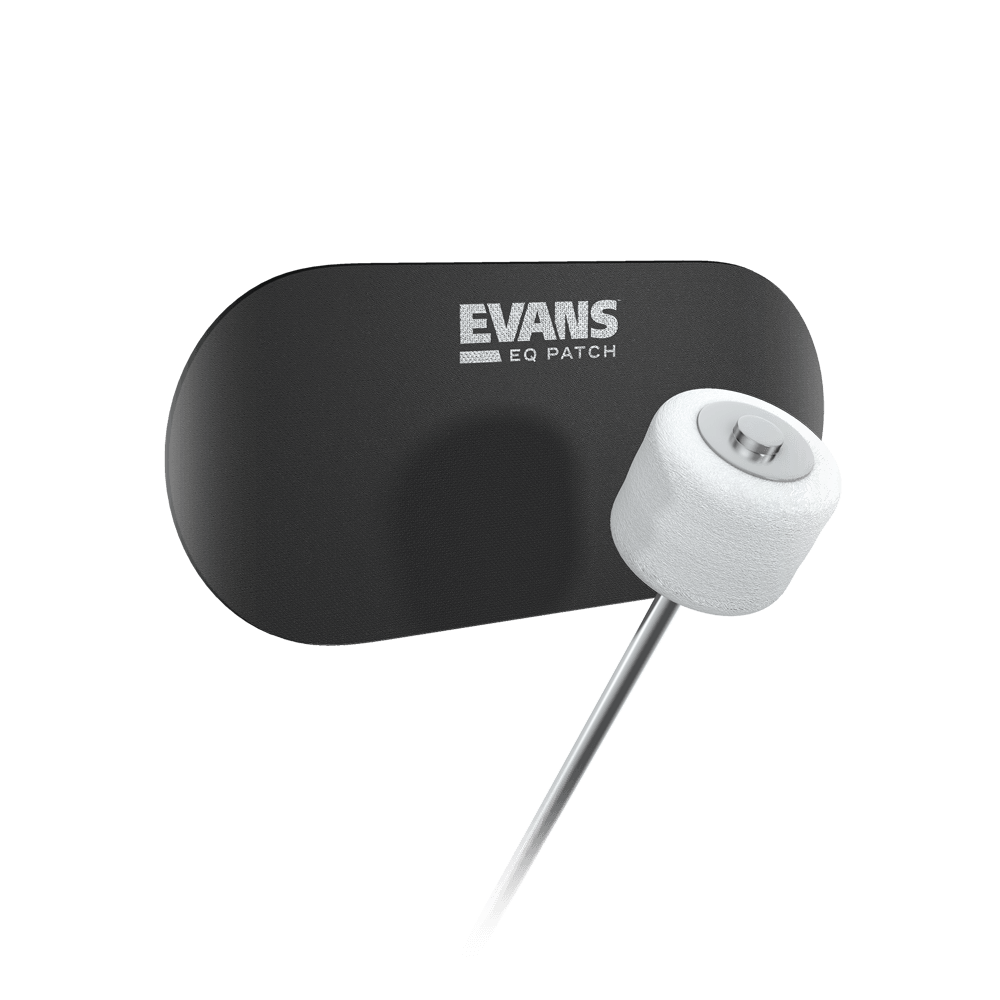 EVANS EQ Double Pedal Patch, Black Nylon