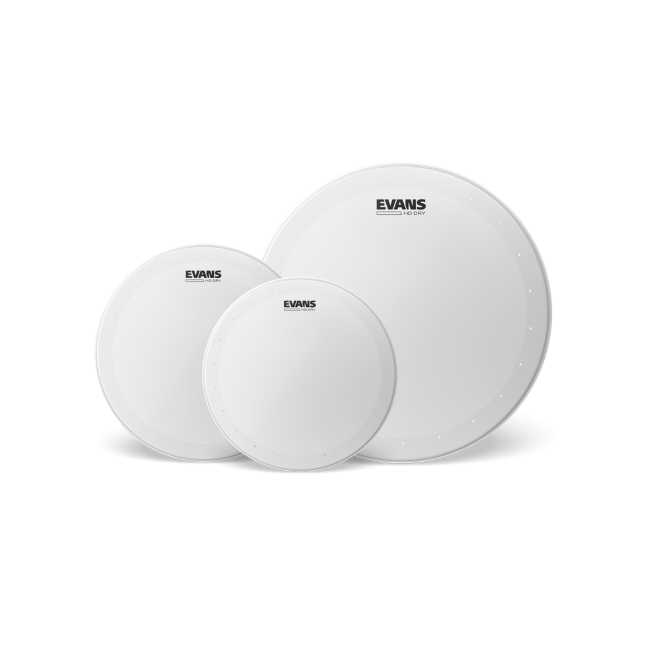 EVANS HD Dry Tompack, Fusion (10 inch, 12 inch, 14 inch)