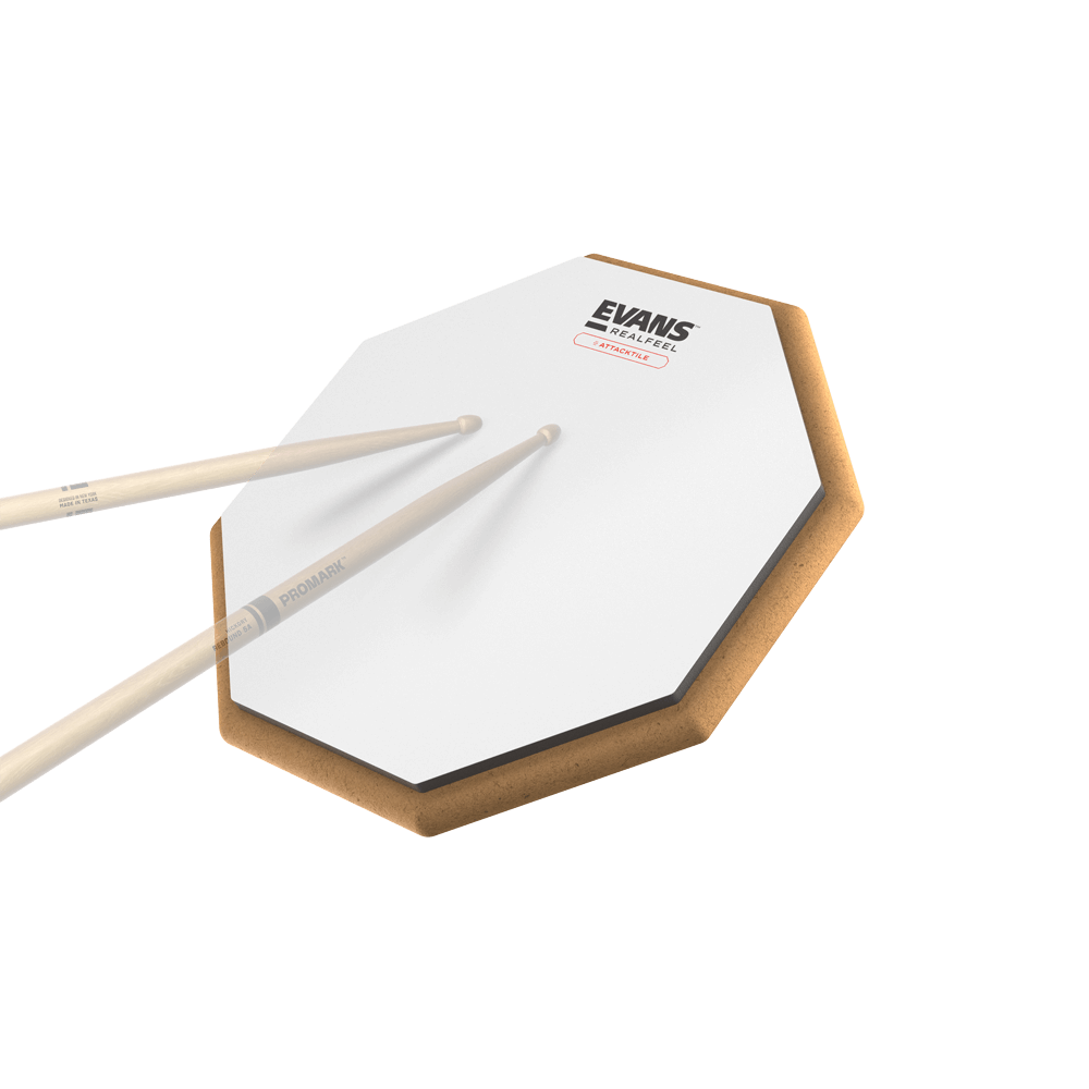 RealFeel by EVANS Attacktile Mountable Drum Pad, 10 Inch