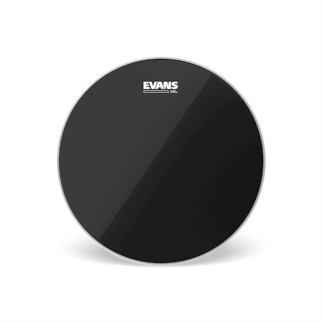 Evans Black Chrome Drum Head, 12 Inch