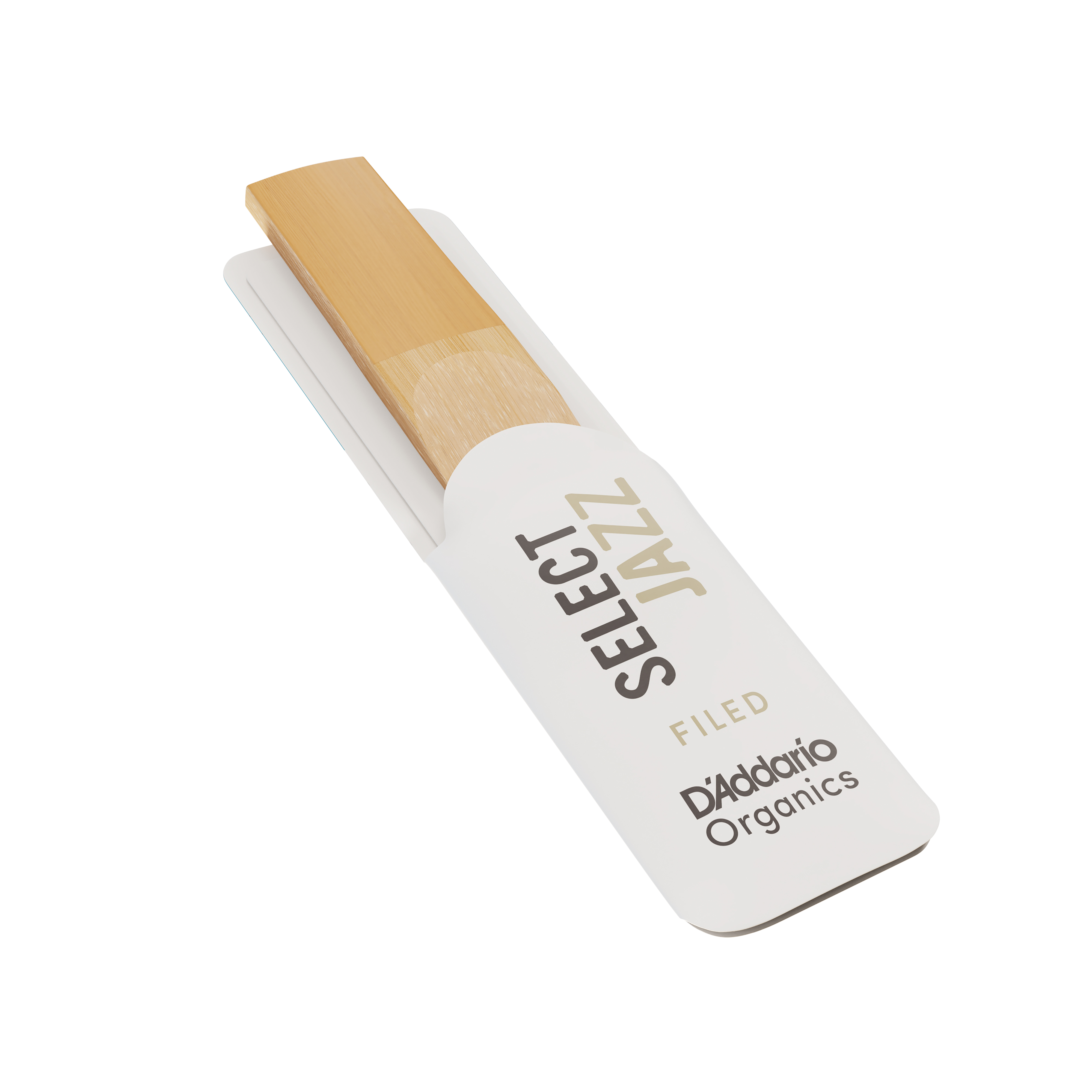 D'Addario Organic Select Jazz Filed Soprano Saxophone Reeds, Strength 2 Hard, Individually-Sealed, 10-Pack
