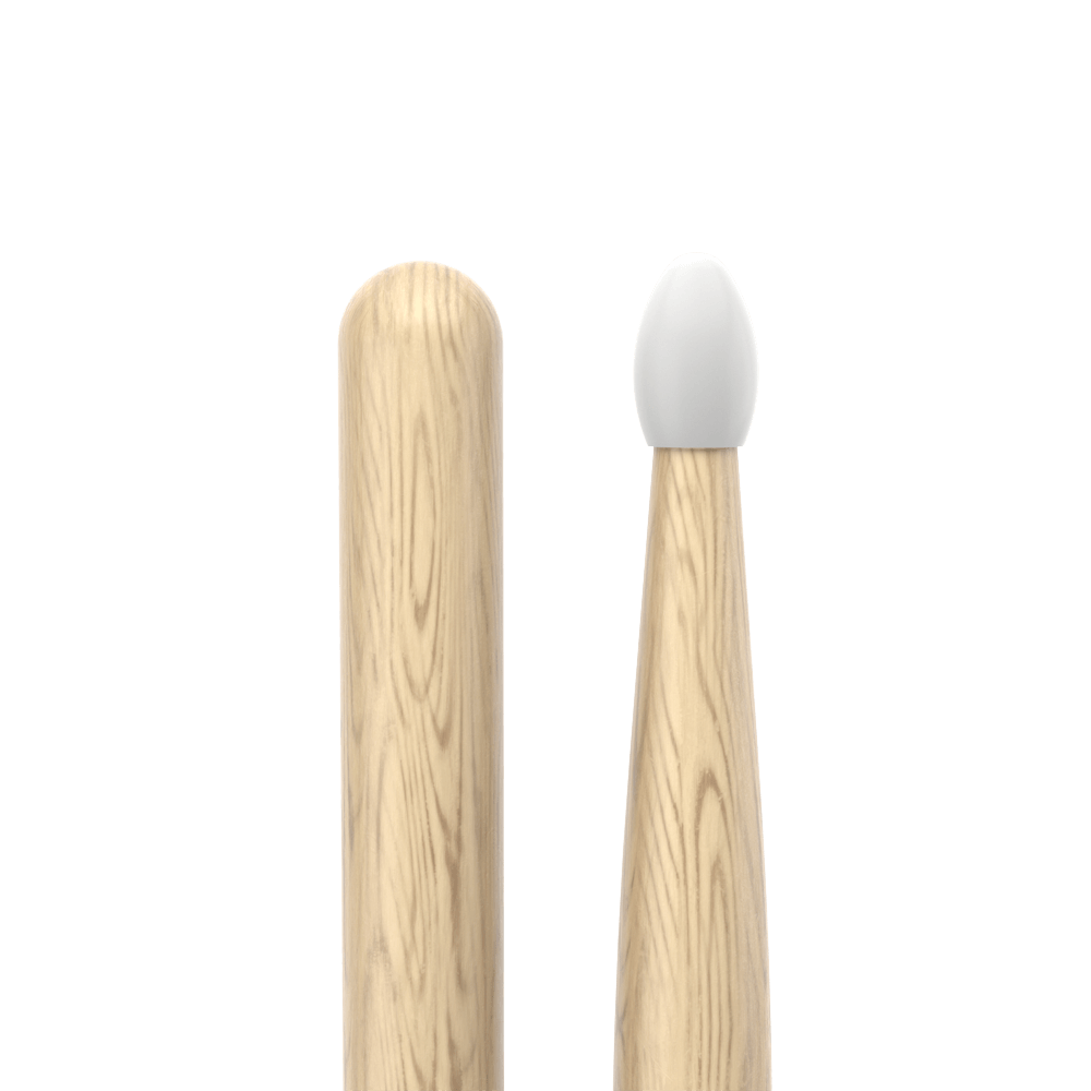 Classic Attack 5B Shira Kashi Oak Drumstick, Oval Nylon Tip