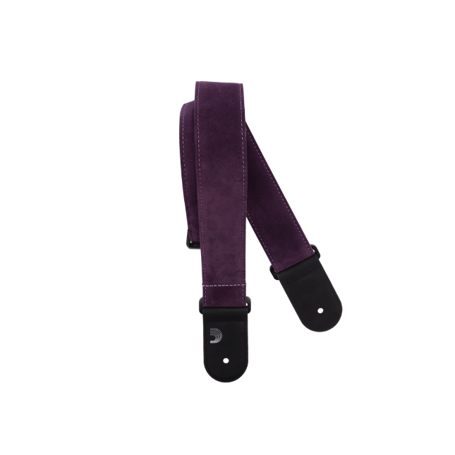 Suede Guitar Strap, Purple