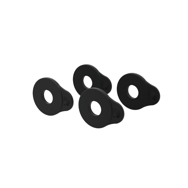 D&#39;Addario Flex Lock Strap Block, 4-Pk Black