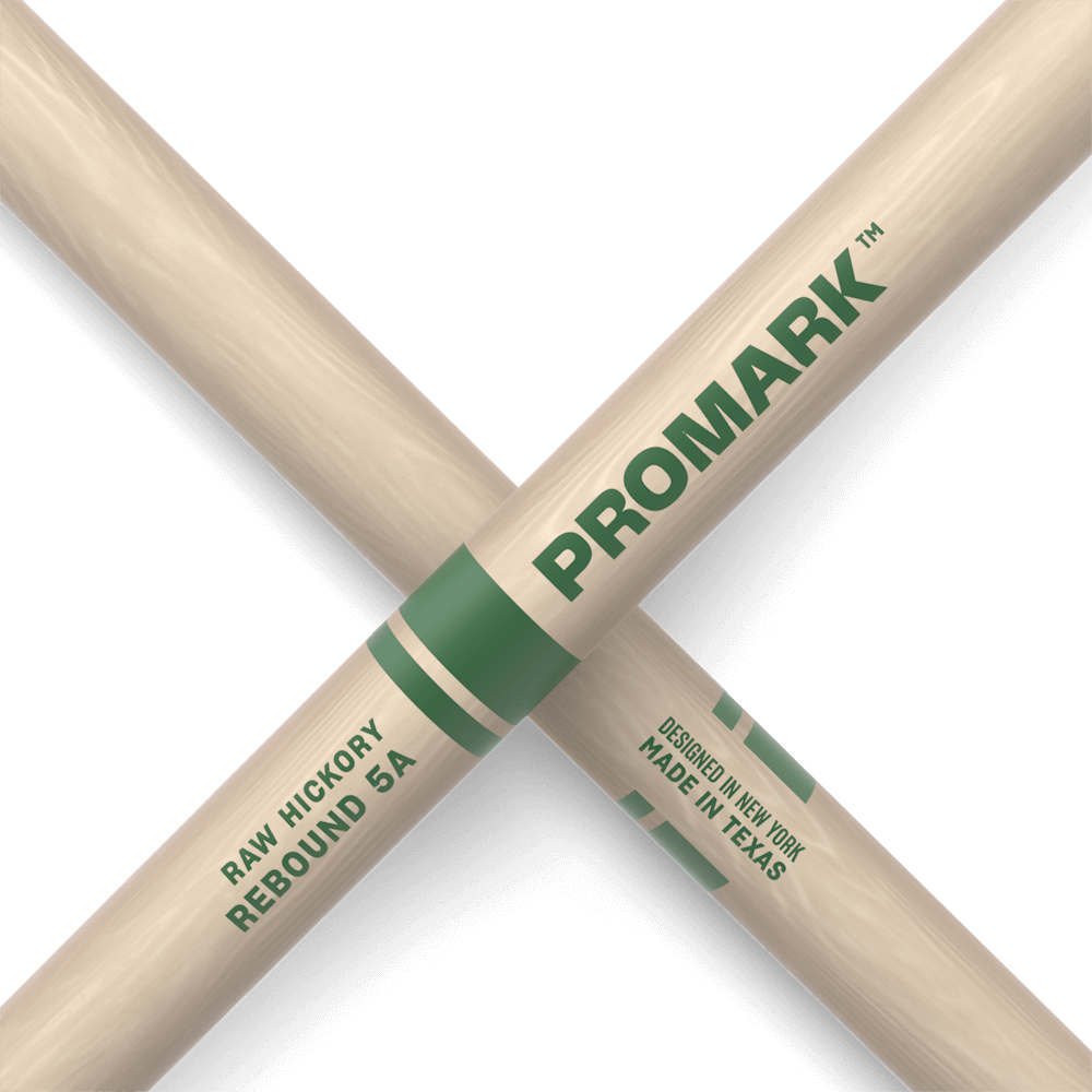 ProMark Rebound 5A Raw Hickory Drumstick, Acorn Wood Tip