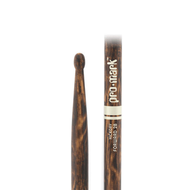 Classic Forward 2B FireGrain Hickory Drumstick, Oval Wood Tip