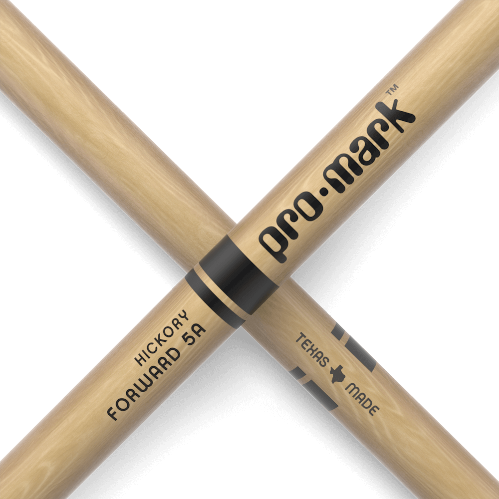 ProMark Classic Forward 5A Hickory Drumstick, Oval Nylon Tip