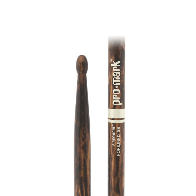 Classic Forward 5B FireGrain Hickory Drumstick, Oval Wood Tip