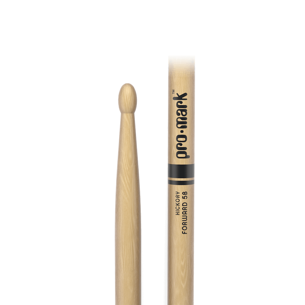 ProMark Classic Forward 5B Hickory Drumstick, Oval Wood Tip