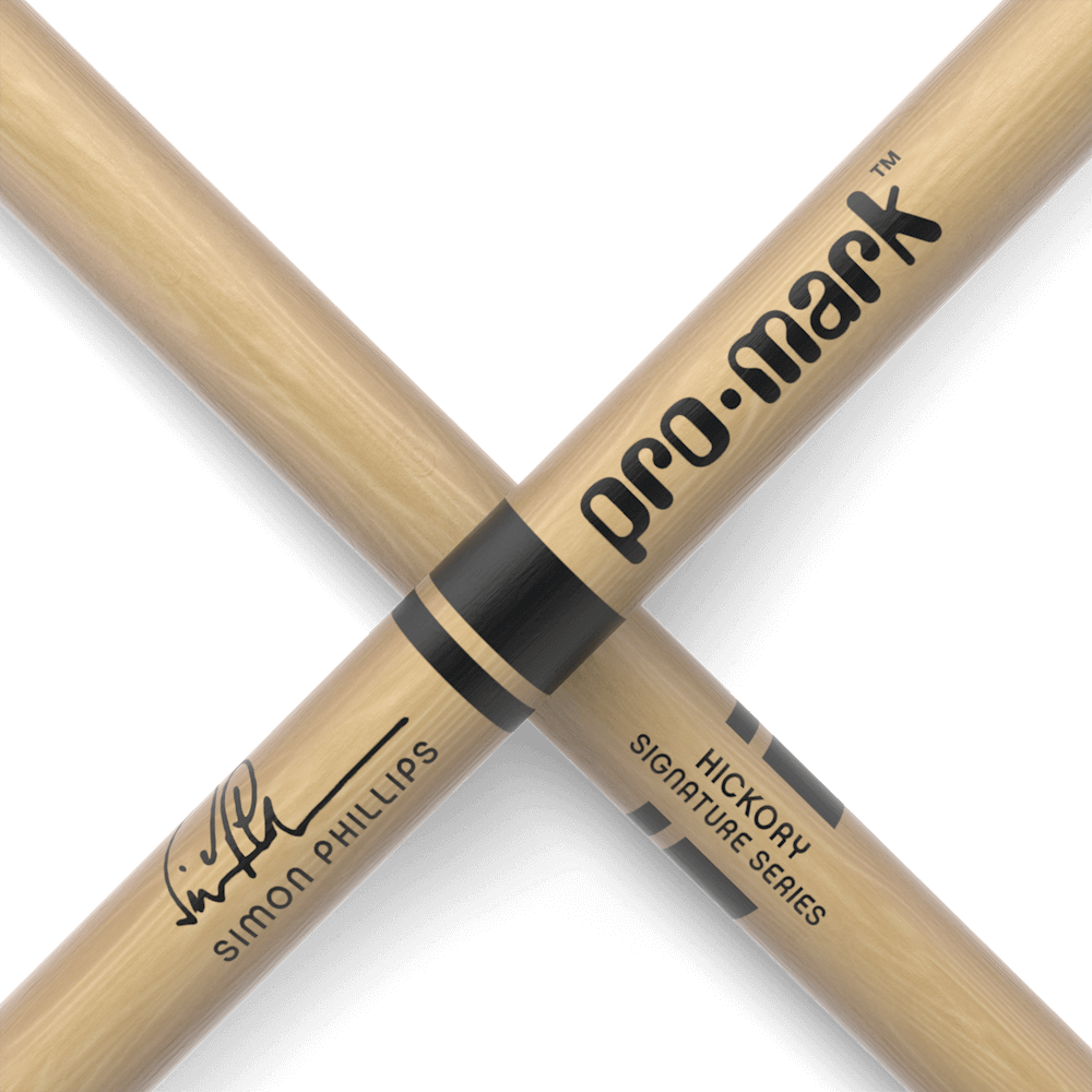 ProMark Simon Phillips 707 Hickory Drumstick, Wood Tip