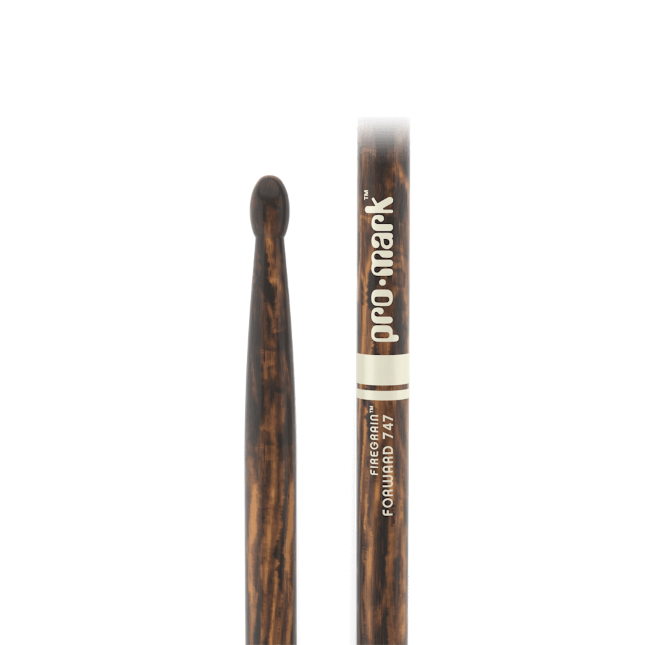 Classic Forward 747 FireGrain Hickory Drumstick, Oval Wood Tip