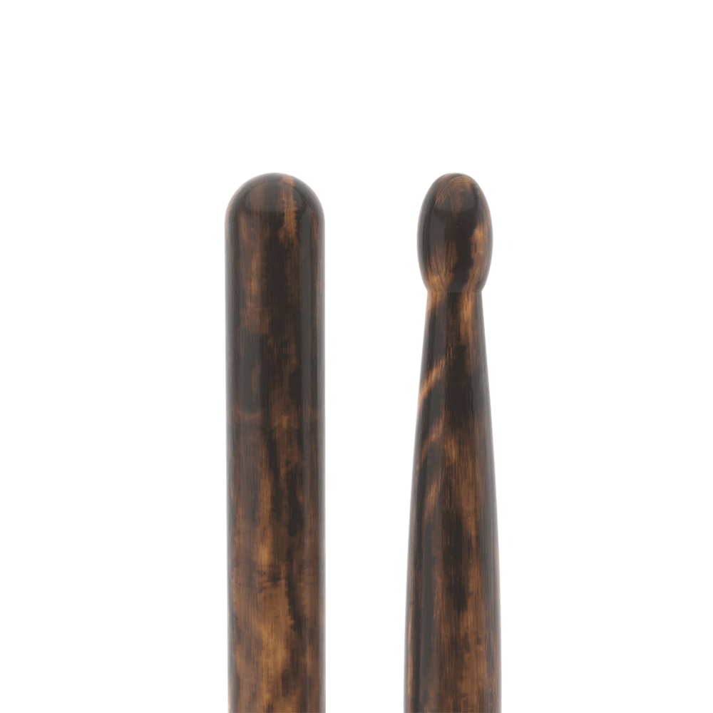 ProMark Classic Forward 747 FireGrain Hickory Drumstick, Oval Wood Tip