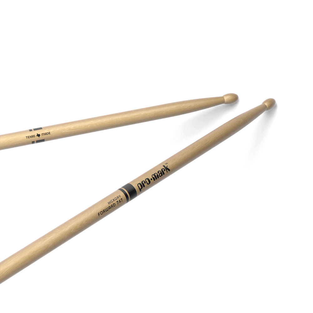 ProMark Classic Forward 747 Hickory Drumstick, Oval Wood Tip