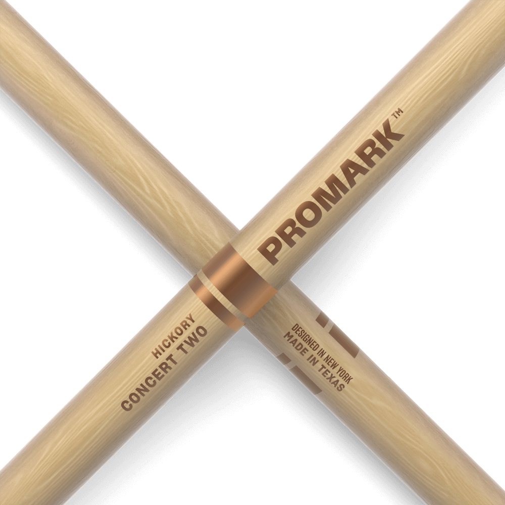 ProMark Concert Two Hickory Drumstick, Wood Tip