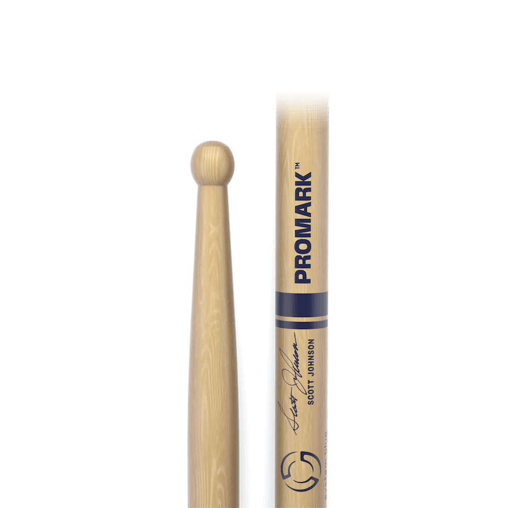 ProMark Scott Johnson Hickory Drumstick, Wood Tip