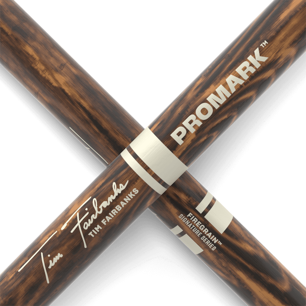 ProMark Tim Fairbanks FireGrain Hickory Drumstick, Wood Tip