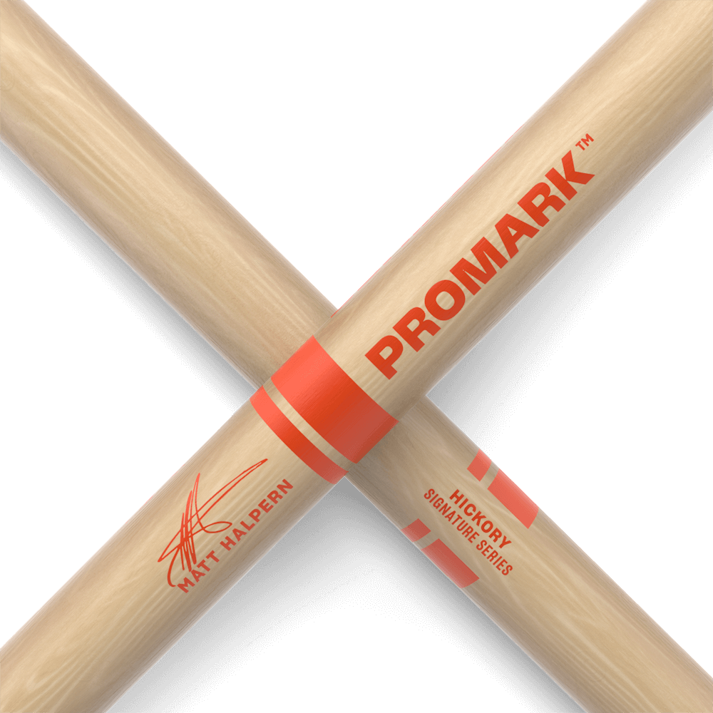 ProMark Matt Halpern Hickory Drumstick, Wood Tip