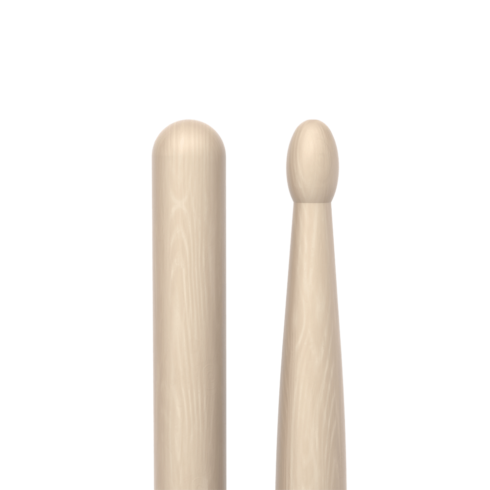 ProMark Classic Forward 2B Raw Hickory Drumstick, Oval Wood Tip