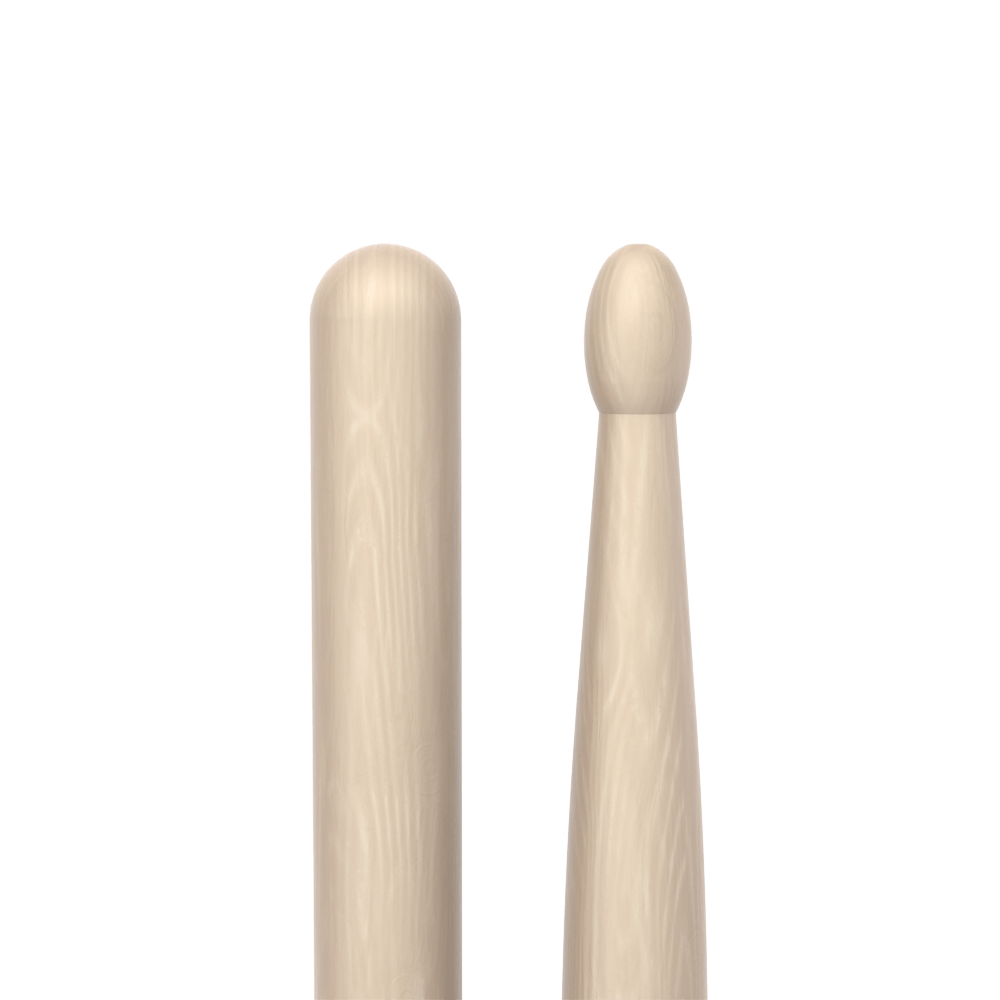ProMark Classic Forward 5B Raw Hickory Drumstick, Oval Wood Tip