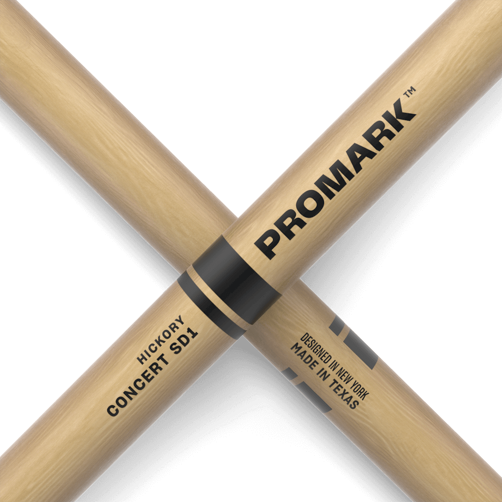 ProMark Concert SD1 Hickory Drumstick, Wood Tip