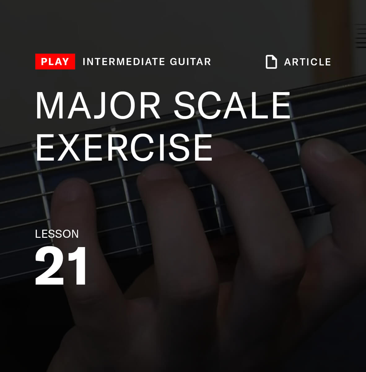 major scale exercise thumbnail