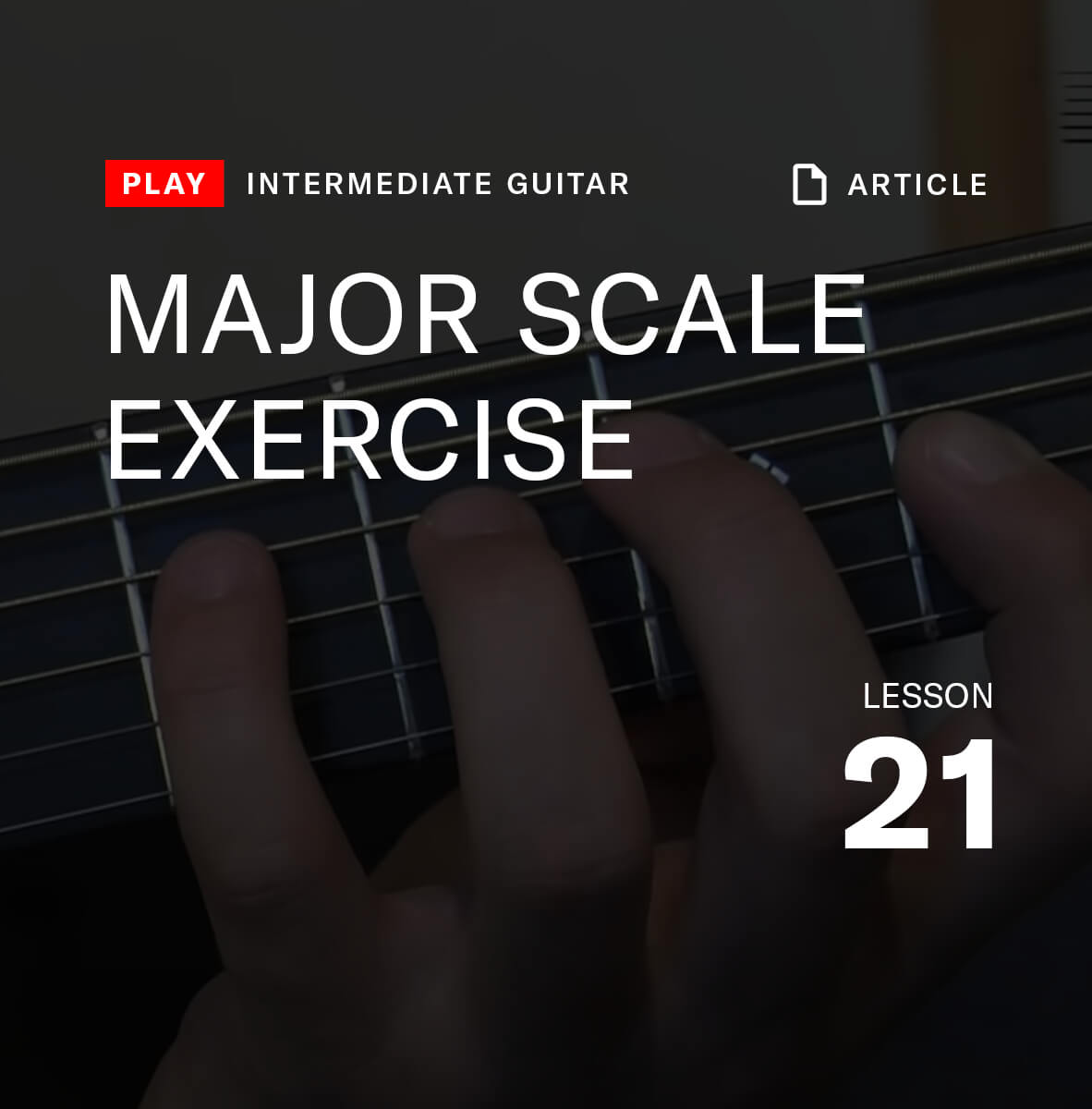 major scale exercise thumbnail