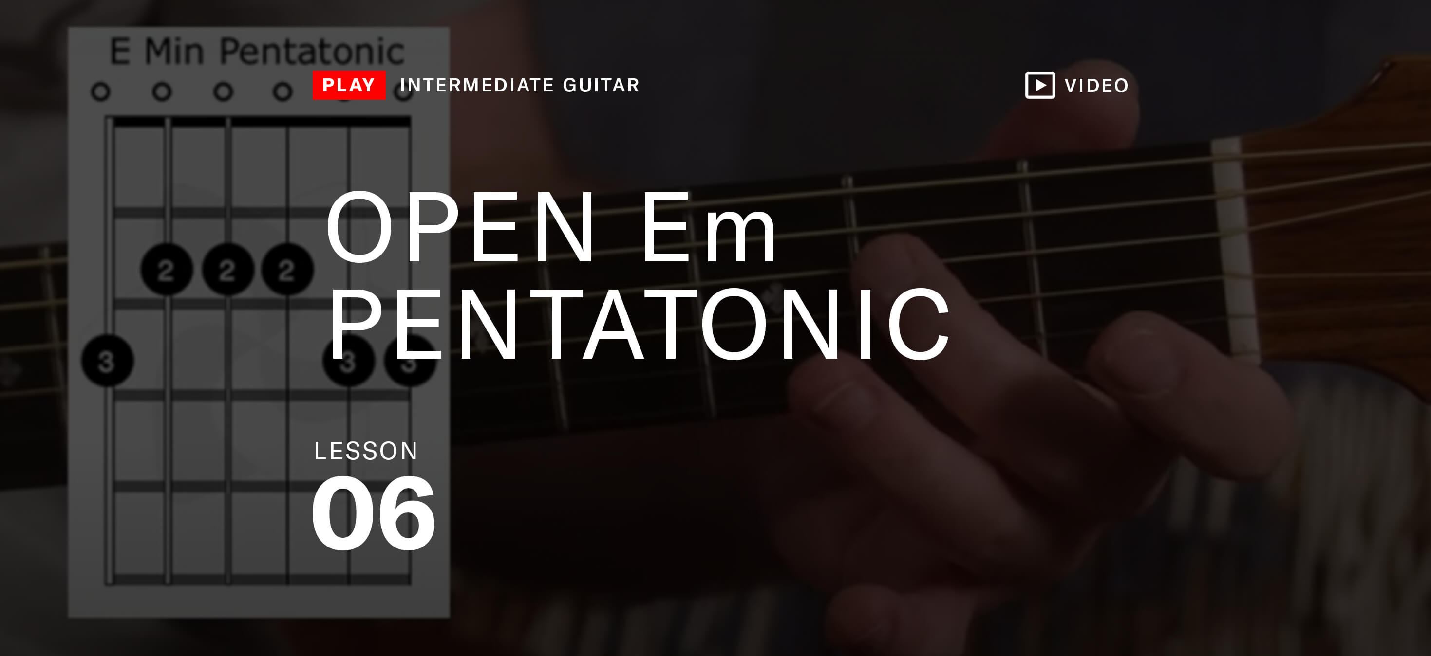Em pentatonic Scale thumbnail