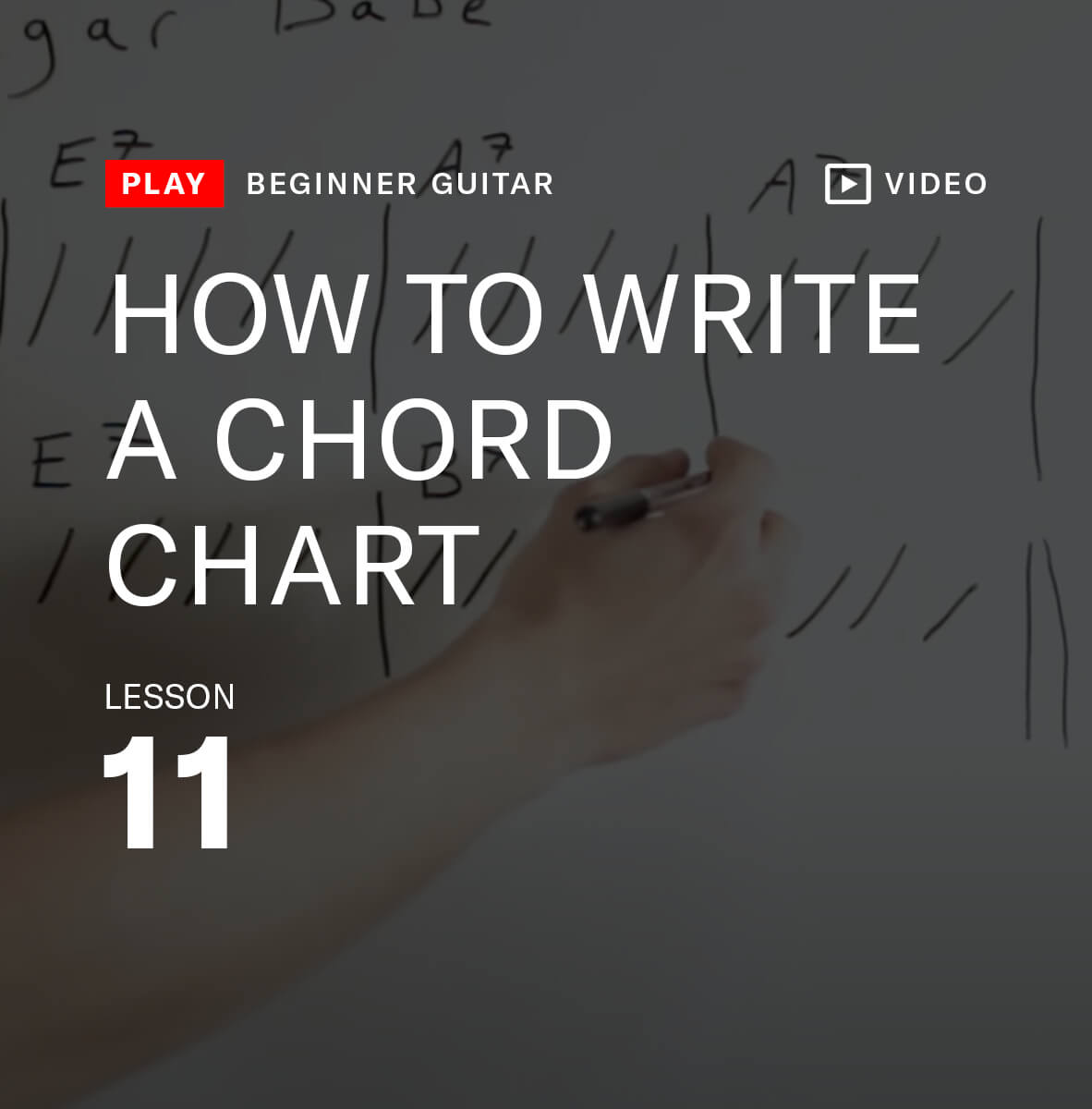 how to write a chord chart